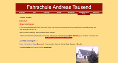 Desktop Screenshot of fahrschule-andreas-tausend.de